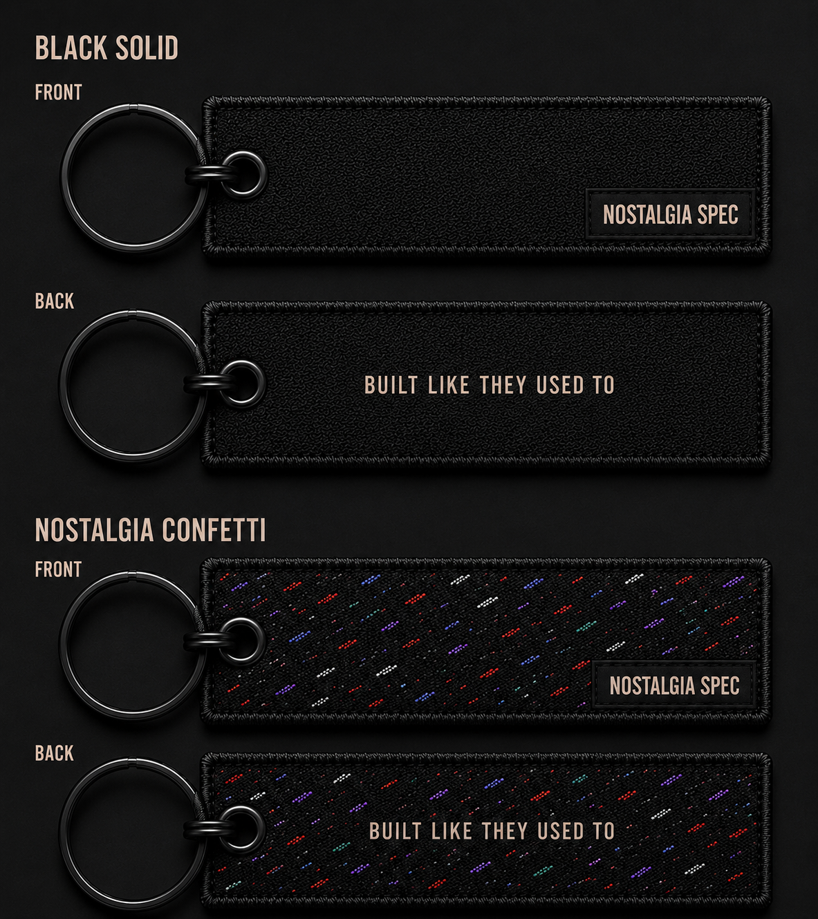 Nostalgia Spec Dealer Keychain (PRE-ORDER) - 12 Giveaway Entries