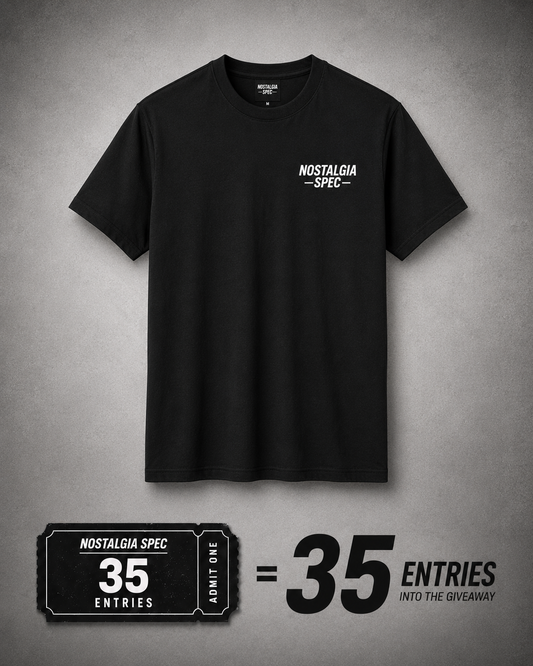 Classic Nostalgia Spec T-Shirt (PRE-ORDER) - 35 Giveaway Entries