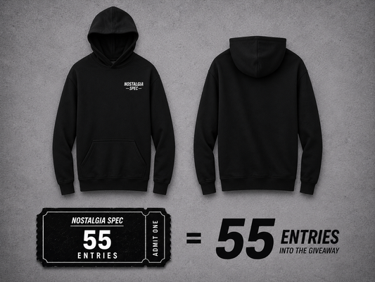 Classic Nostalgia Spec Hoodie (PRE-ORDER) - 55 Giveaway Entries