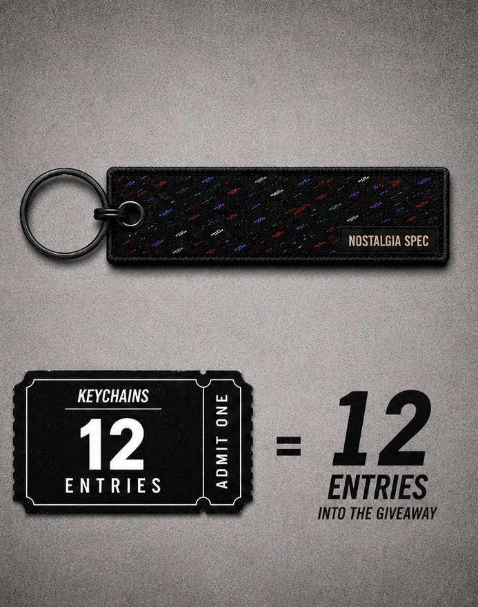 Nostalgia Spec Dealer Keychain (PRE-ORDER) - 12 Giveaway Entries