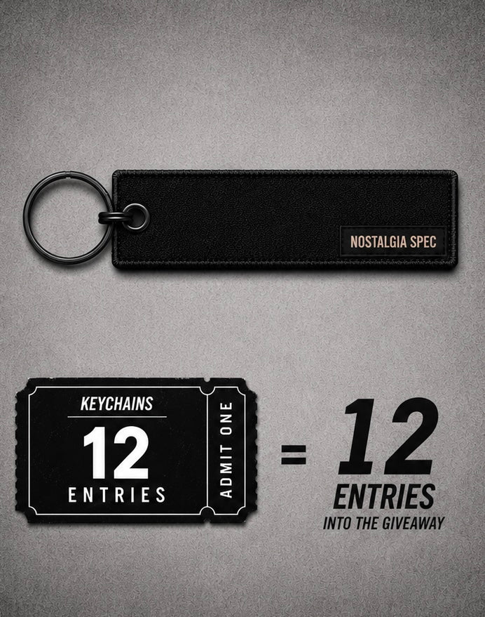 Nostalgia Spec Dealer Keychain (PRE-ORDER) - 12 Giveaway Entries