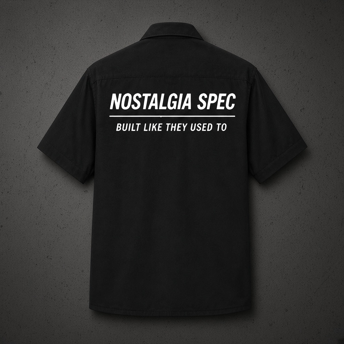 Nostalgia Spec Mechanics Shirt, back view